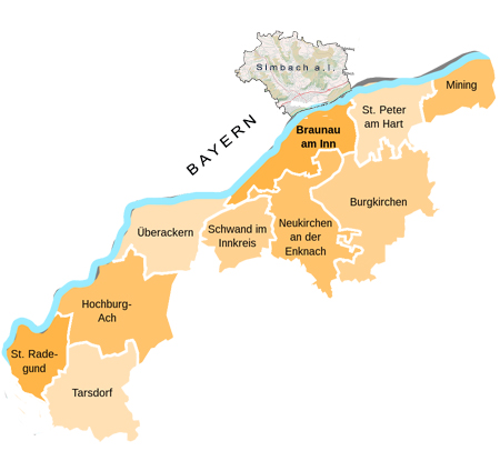 Verteilungsgebiet Innblickmagazin